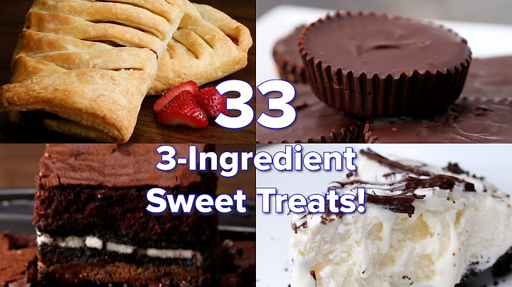 33 Γλυκά με 3 Συστατικά!